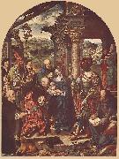 CLEVE, Joos van Adoration of the Magi sdf oil painting on canvas